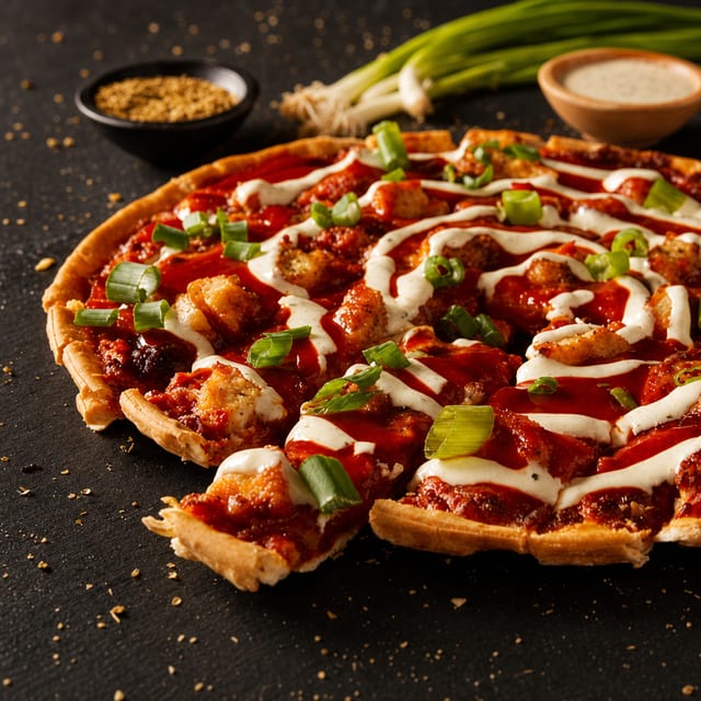 11" Buffalo Chicken Pizza.