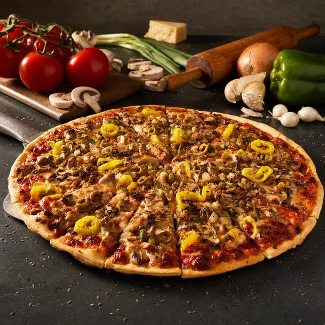 11" Veggie Pizza.