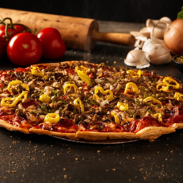 10" Cauliflower Crust All the Way Pizza.