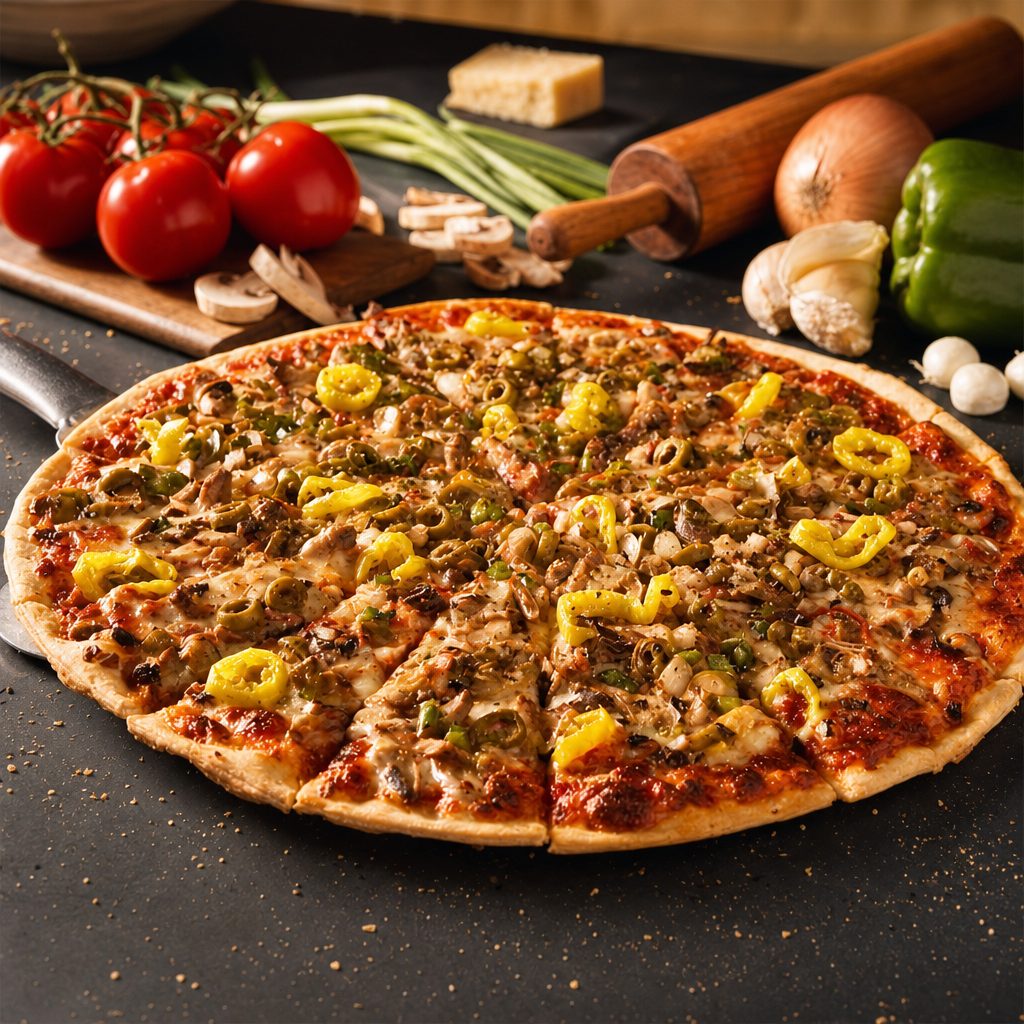 11" Veggie Pizza.