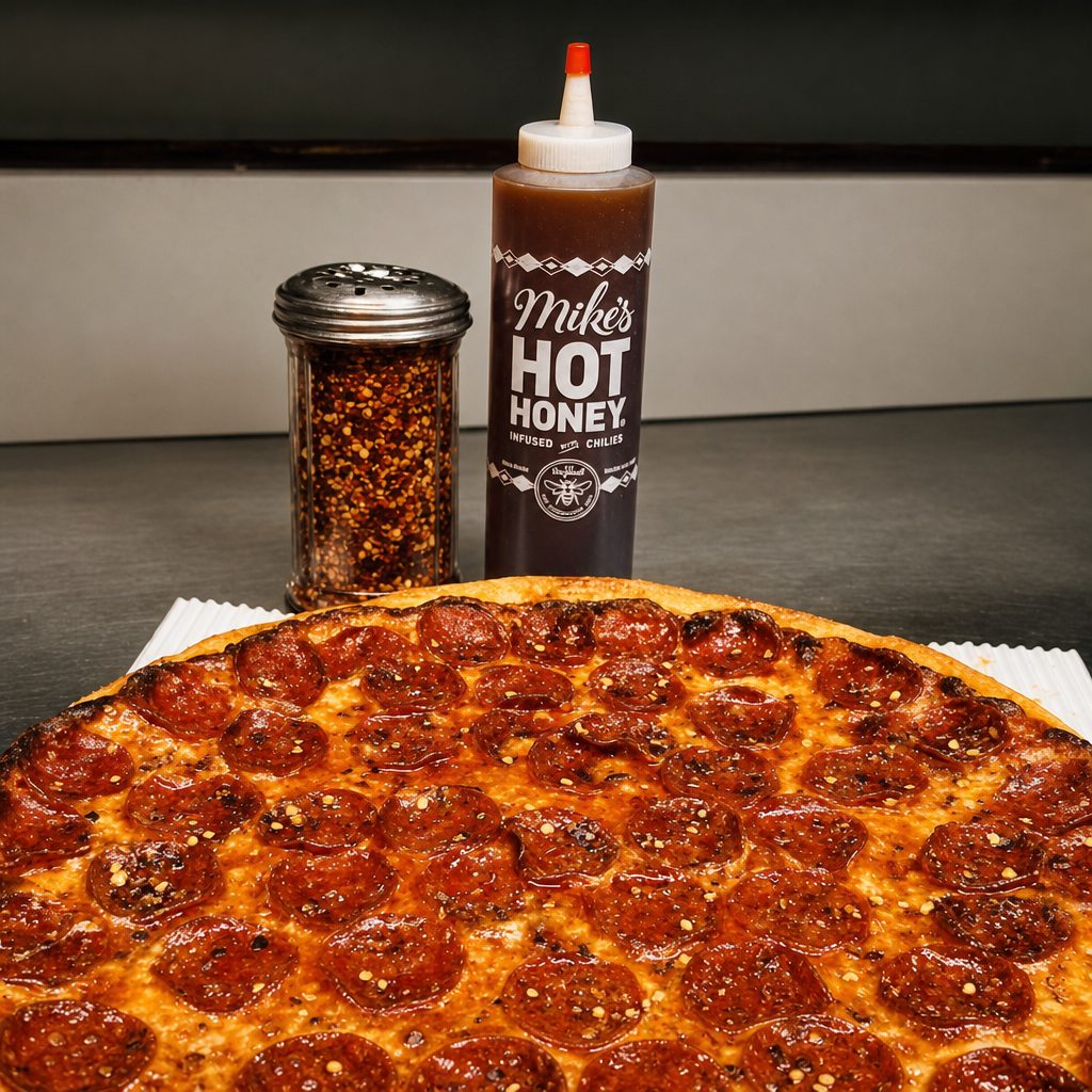 15" Sweet Heat Pizza.
