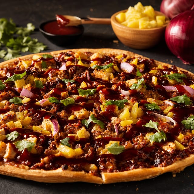 11" BBQ Chicken Pizza.