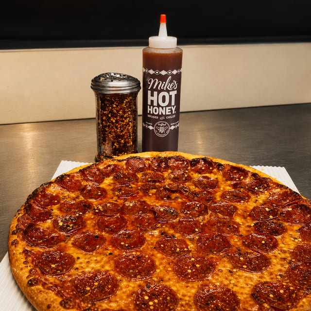 9" Sweet Heat Pizza.