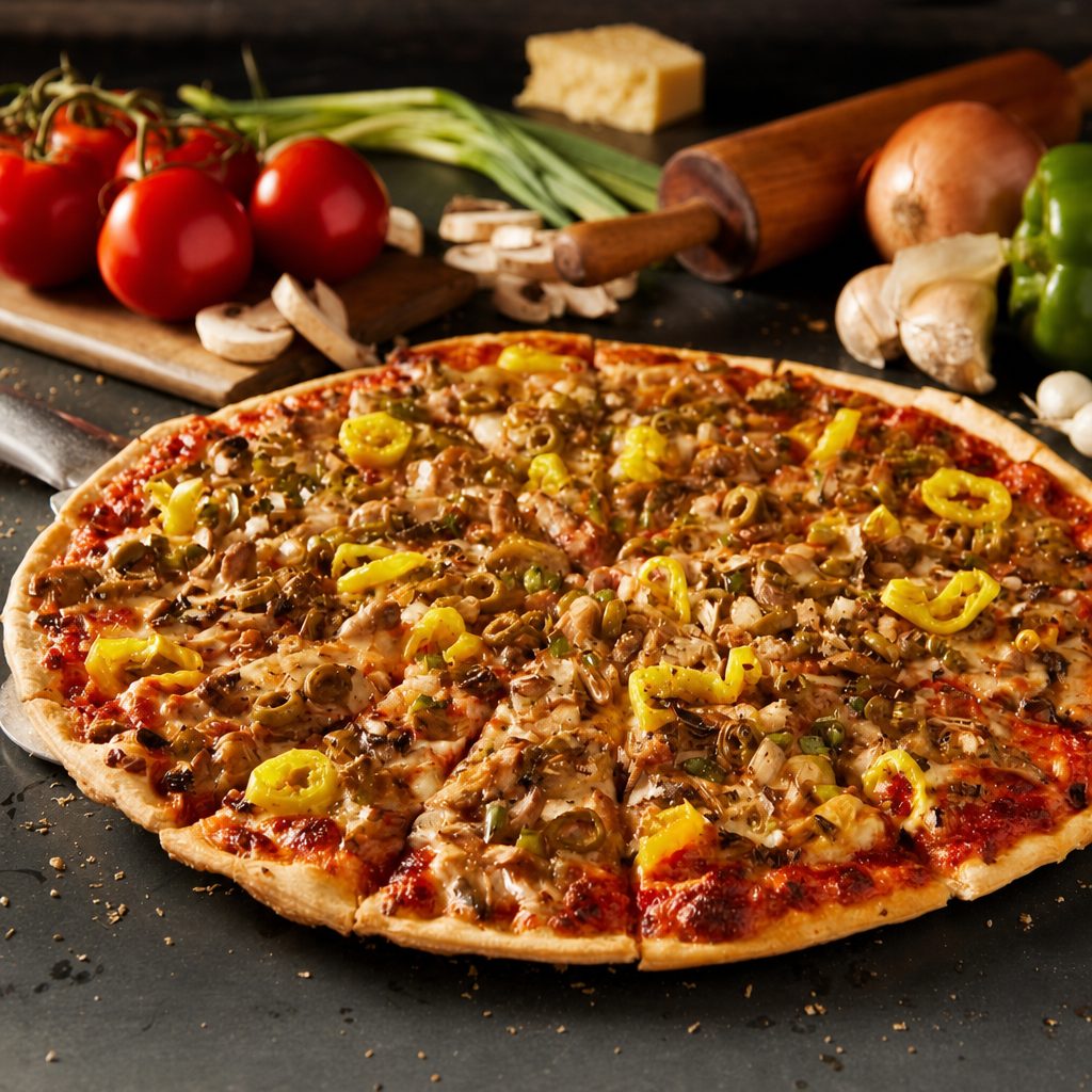 9" Veggie Pizza.