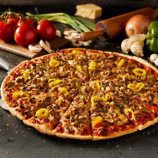 9" Veggie Pizza.