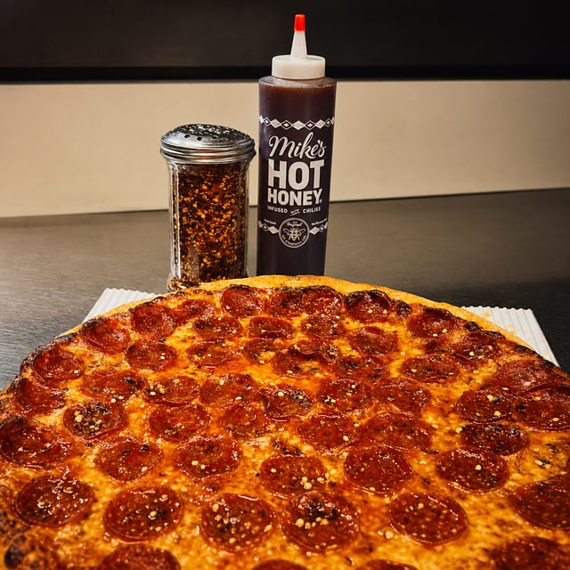 11" Sweet Heat Pizza.